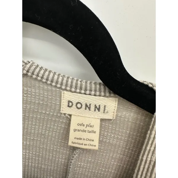 DONNI Long Cardigan Women Open Front Ribbed Oversized Duster Quiet Luxury - Image 5