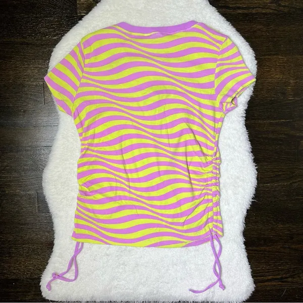 The Simpsons Lisa Simpson Embroidered Ruched Tee - Image 7