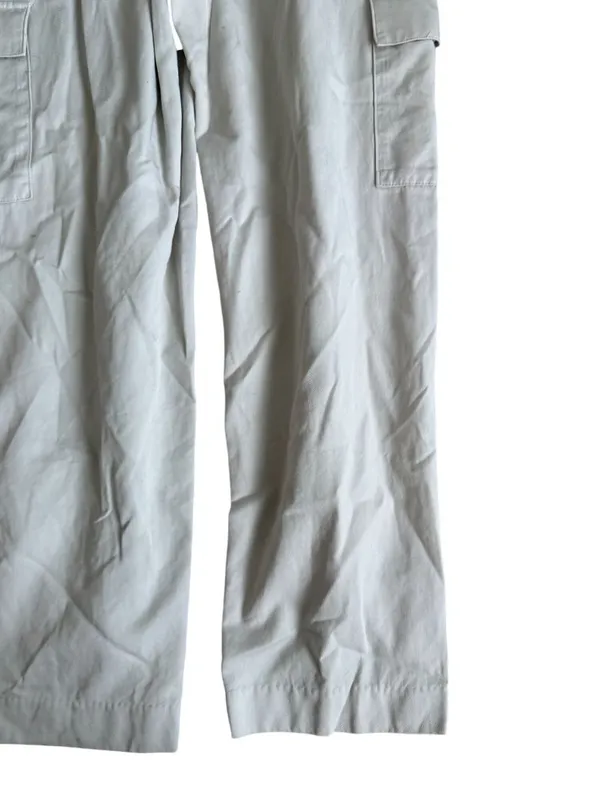 OLD NAVY Taylor Straight Beige High Rise Trousers Pants Size Small - Image 2