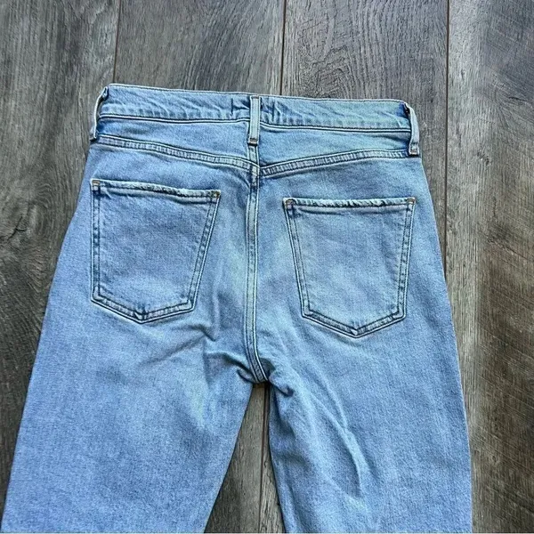 Agolde Vintage Wash Toni Jeans 24 High Rise Light Blue Designer Denim - Image 8