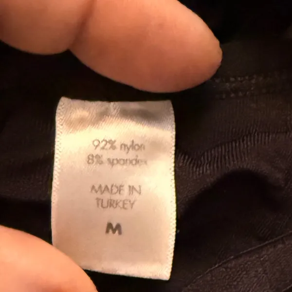 Lucy Black Sports Bra Size M - Image 5