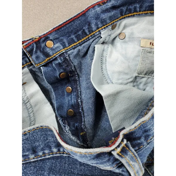 Vintage Abercrombie & Fitch Jeans Size 6S Flare Low‎ Rise Bootcut USA 90s Y2K - Image 5