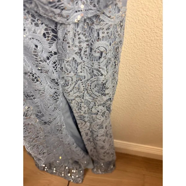 Alex Evenings Lace‎ Sequins Gown Mother of Bride Formal Evening Dress Size 10 - Image 6
