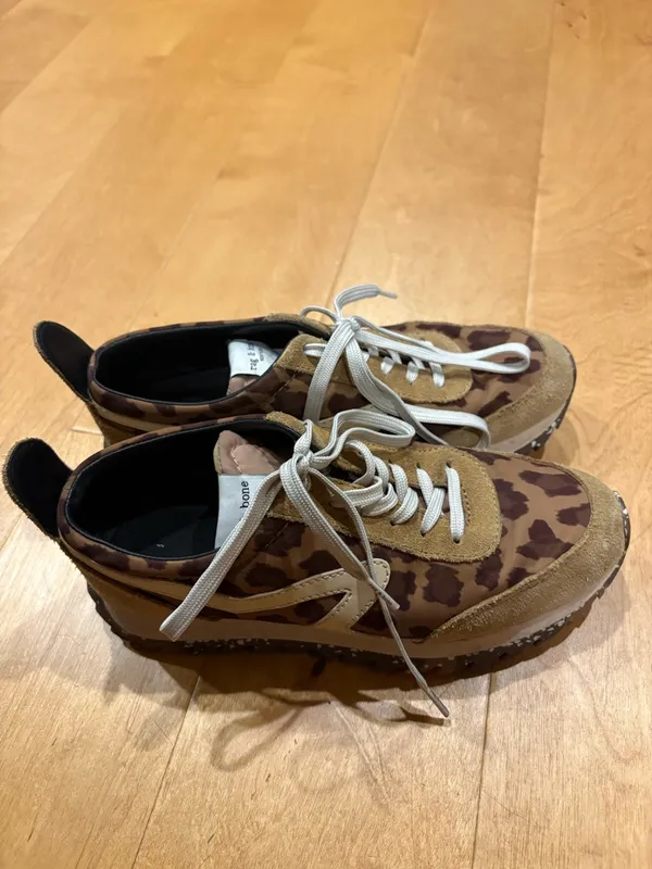 Rag & Bone Retro Runner sneakers shoes leopard sz 36.5 6/6.5 - Image 2