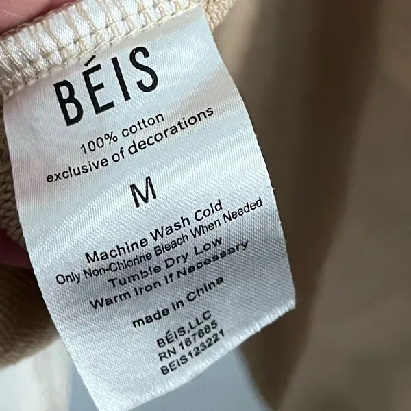 Beis • Tan Beige Crewneck Sweatshirt - Image 8