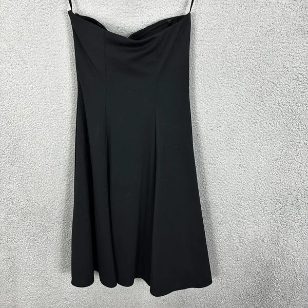 white house black market dress womens 0 black strapless LBD cocktail party event - Image 7