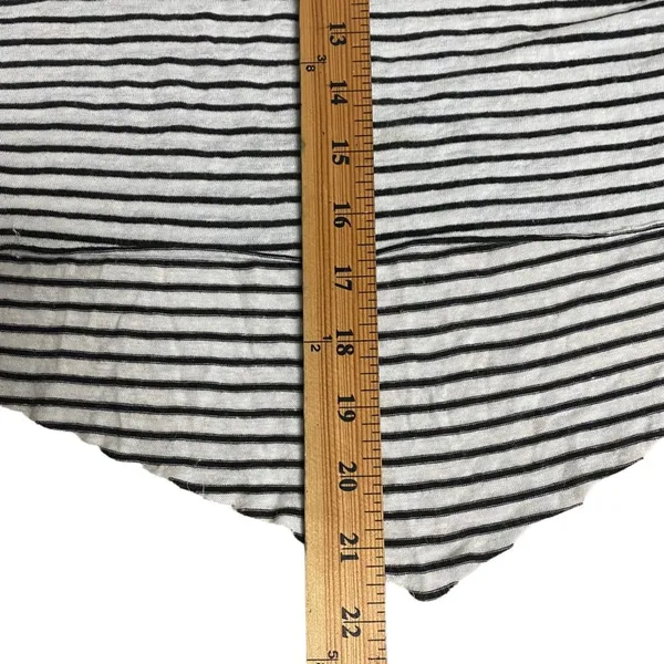 Urban Outfitters Pins and Needles Stripe XS Women's Raw Hem Swing Top Blouse‎ Oversized - Image 8