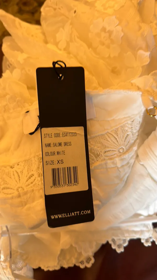 Elliatt Dress White Midi - Image 4