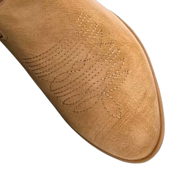 Global Win Women's Tan Western Boots Size 9.5 - Image 7
