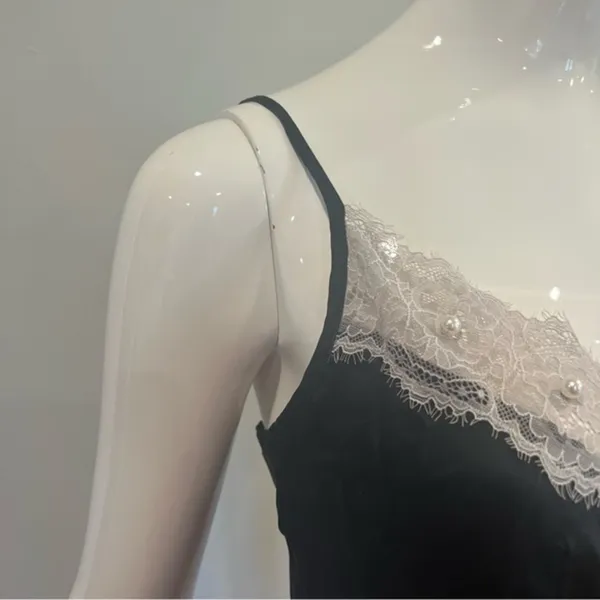 Intimissimi Cami with Lace & Pearl Details - Image 5