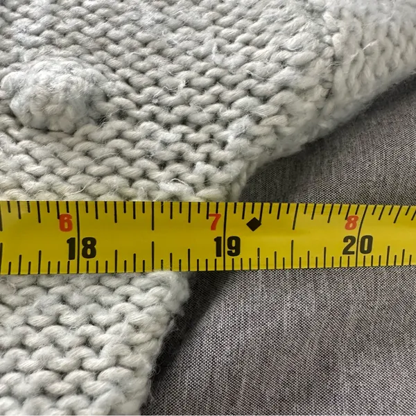Abercrombie & Fitch Women’s Powder Blue V-Neck Faux Wrap Sweater Size Medium - Image 5