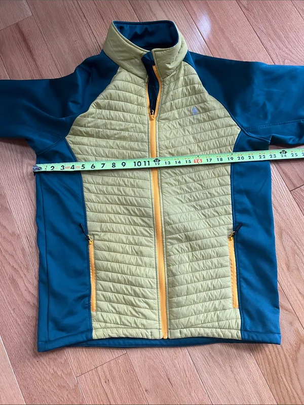 Little Donkey Andy lQuilted Green-Teal Hybrid Jacket - Image 8