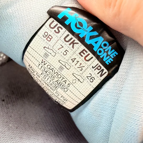Hoka Women's Gaviota 5 Blue Sneakers Size 9 - Image 9