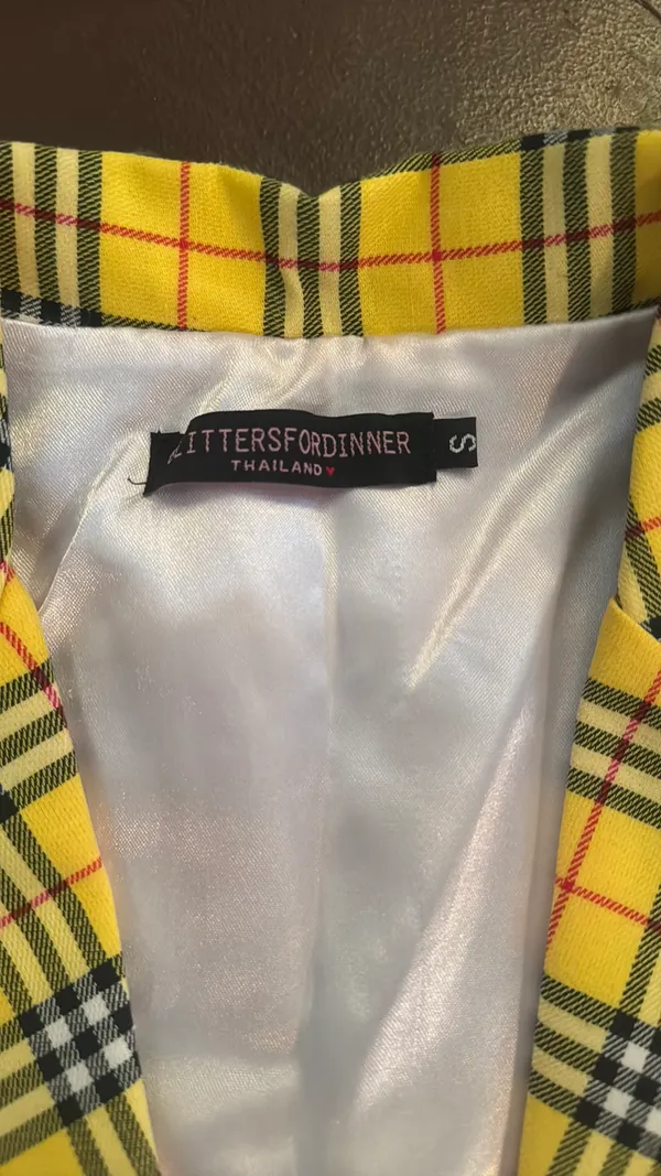 Cher Clueless Costume Yellow - Image 3