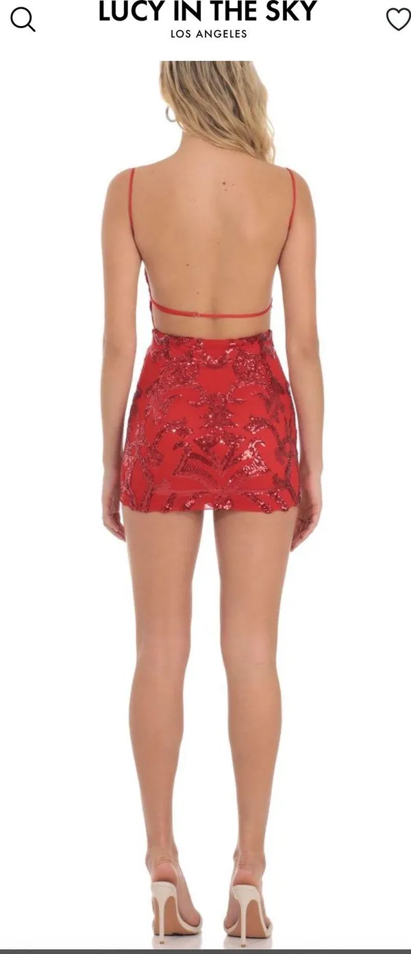 Lucy in the Sky Red Dress - Image 2