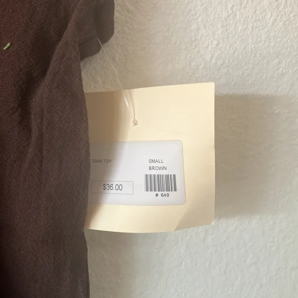 FINAL MARKDOWN B’gauze tank top small nwt Brown - Image 2