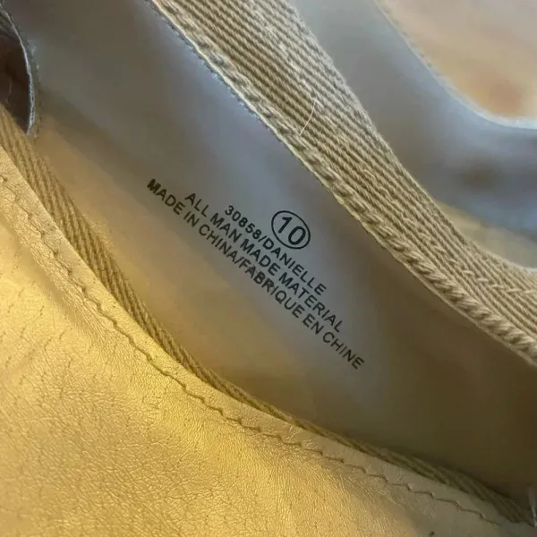 Maurices Cork Wedge Heels Sz 10 Danielle Slingback‎ Open Toe Cute! EUC! Bin A - Image 2
