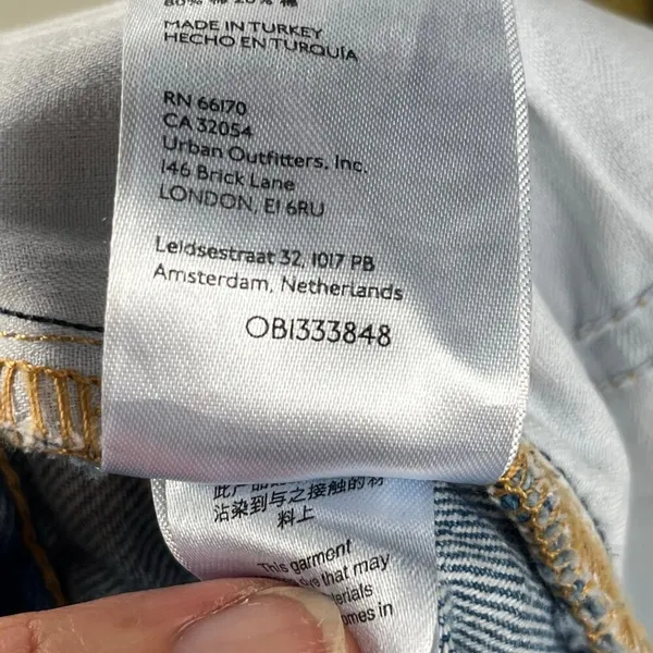 Free People We The Free Lasso Straight Leg Jeans Light Wash Size 28 - Image 12