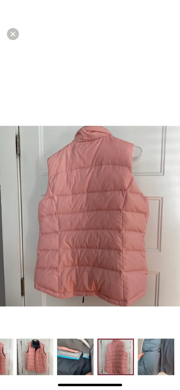 Down Vest Size Large Like New - Image 3
