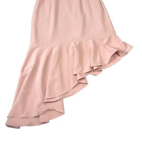 Superdown Malaya Asymmetric Ruffle Dress Baby Pink Coquette Spring Size XS‎ - Image 3
