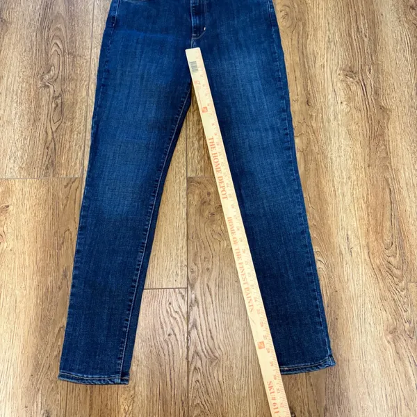 Levis 721 High Rise‎ Skinny Jeans Dark Wash Blue Denim Womens Size 29 casual - Image 6