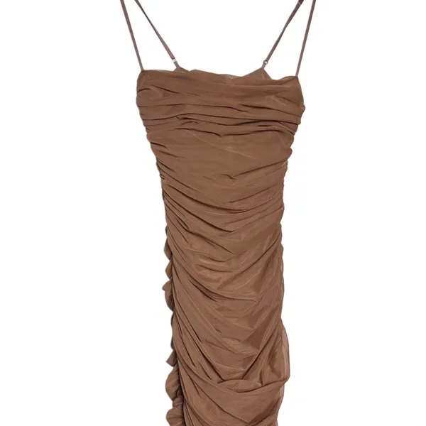 House of Cb Fornarina Ruched Mesh Maxi Dress - Image 6