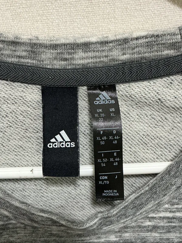 adidas Women's Gray Heather Short Sleeve Athletic Tee - Image 2