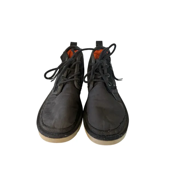 Ugg Neumal Zip Chukka Black Lace Up Zip Boots Zip US 5 Nylon Suede - Image 6