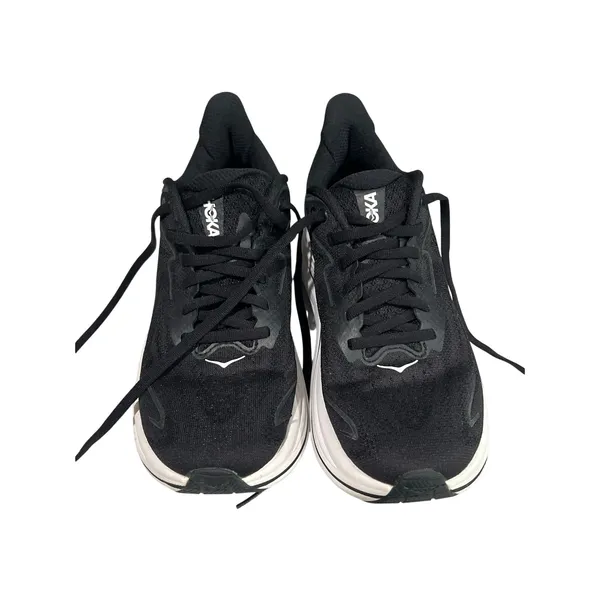 HOKA One One Clifton 10 Women’s 6.5 B Black White Running Shoes 1162031 BWHT - Image 3