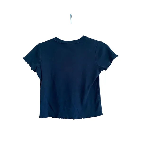John Galt Scallop Edge Cropped Cotton Baby Tee Size XXS - Image 6