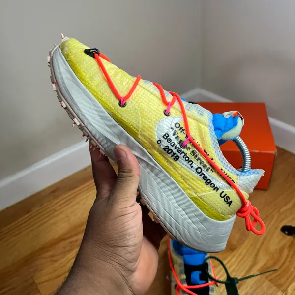 Off White x Nike Vapor “Street Tour Yellow” CD8178 700 Size 8.5W/7.5M - Image 12
