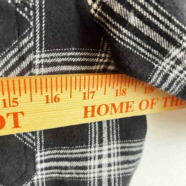 SWIXXZ Flannel‎ Button Shirt Medium Chrome Grunge Emo Skater - Image 5