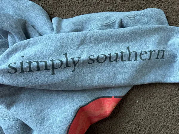 Simply Southern 'Just Peachy' Crewneck Sweatshirt - Image 3