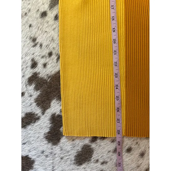 STAUD Yellow Lorraine Midi Skirt Size XS‎ - Image 8