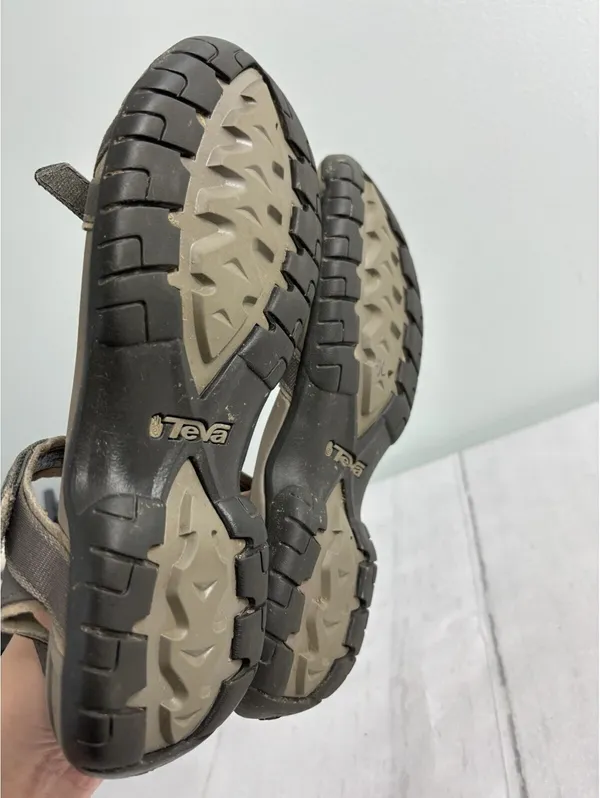 Teva Women's Verra Taupe Sandals Sz 10 Adjustable Straps Cushioned Footbed - Image 5