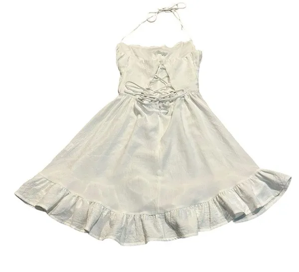 LUCY IN THE SKY white milkmaid dress - Image 4