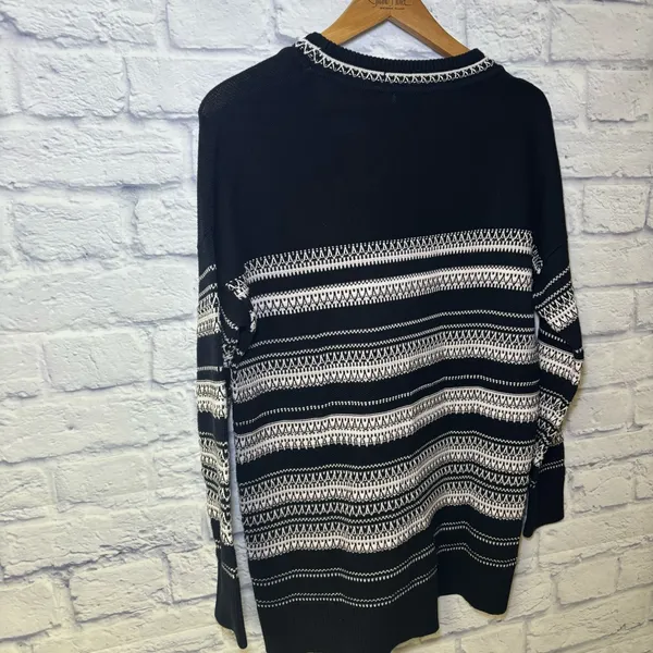 Vince women’s Small oversized long sleeve v-neck sweater shirt Cotton Casual - Image 9
