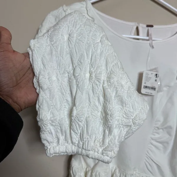 Free People Olivia Contrast Stitch Knit Top - Image 7