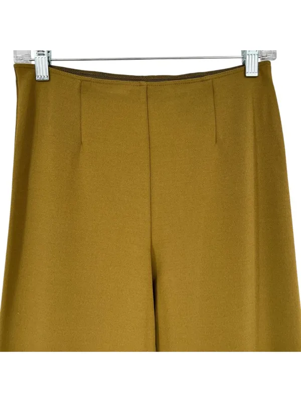 Missoni Vintage 80s Pull-On Pants Olive Green Size 44 IT Size 8 Quiet Luxury - Image 2