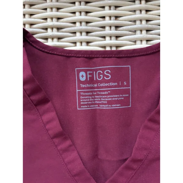 FIGS Casma Three Pocket Scrub‎ Top Small nurse hospital Workwear - Image 4