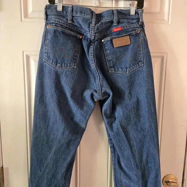 Vintage Wrangler Jeans Womens 13x32 (30x31) Blue Denim High Rise 14MWZG Western - Image 3