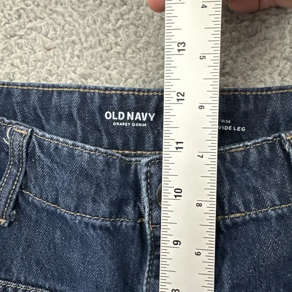 Old Navy High Rise Baggy Wide Leg Jeans Y2K Skater Retro Women's 2 x 29 - Image 7