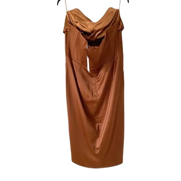Bardot Jamila NWTs Strapless Corset Dress Brown size 12 - Image 7