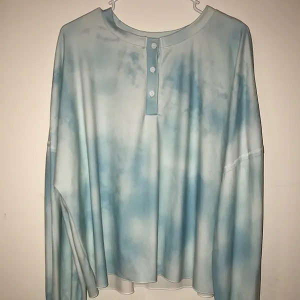 Super Soft Sky Blue Women's Pajama Set Size XL - Image 2