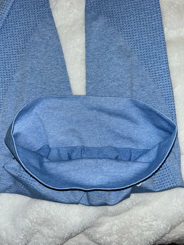 Vital Seamless Gymshark Blue Leggings - Image 9