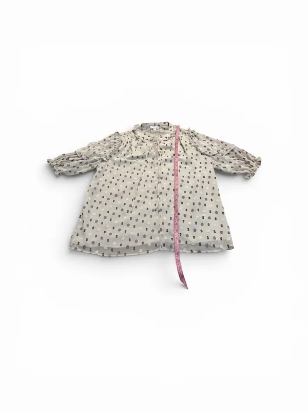 CURRENT AIR sheer polka dot blouse - Image 2