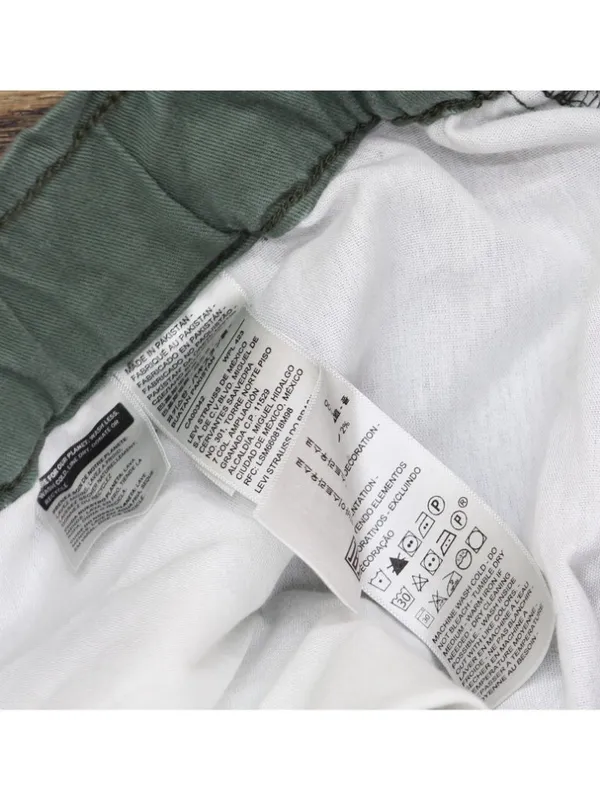 NWT Levi's Womens Off Duty Jogger Slouchy Pants A19540005 Thyme Green 22W - Image 6