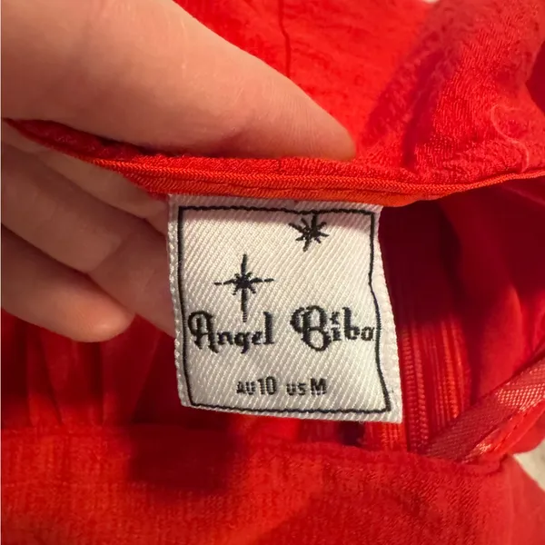 Angel Biba Vibrant Red Dress - Image 3
