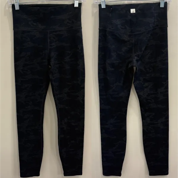 Vuori Clean‎ Elevation Leggings Black Camo Heather DreamKnit VW444 Small Active - Image 3
