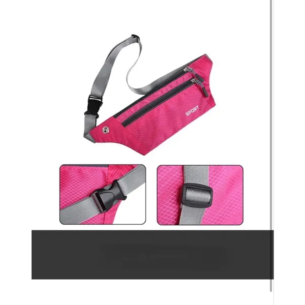 NEW Running Waist Pack Bag Sport Phone Belt UltraThin Waterproof Mini Fanny Pack - Image 3